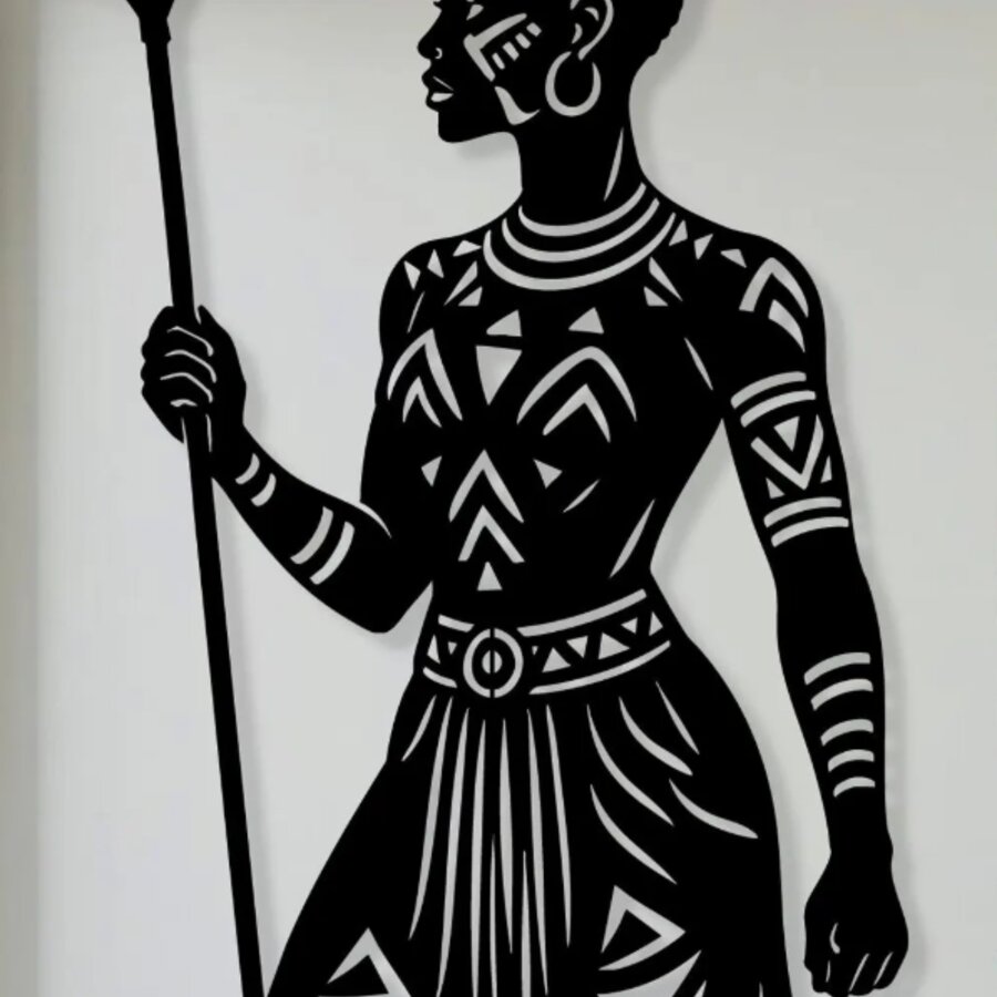 AFRICA LADY WARRIOR
